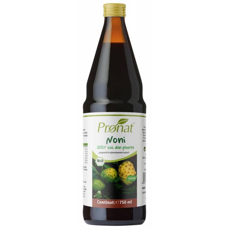 Suc de noni 100%, eco-bio, 750 ml, Medicura