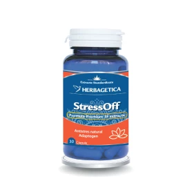 STRESSOFF - combate sindromul de BURNOUT - 30 capsule, Herbagetica