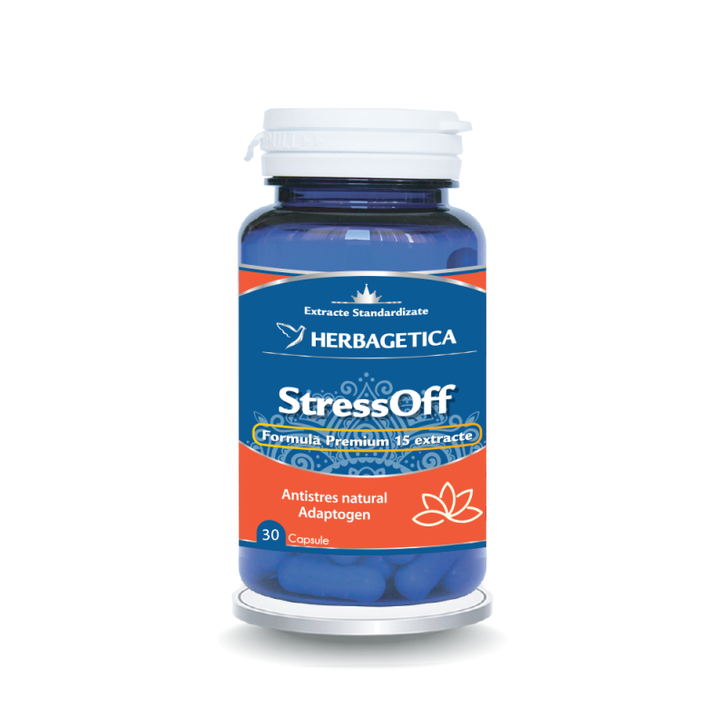STRESSOFF - combate sindromul de BURNOUT - 30 capsule, Herbagetica