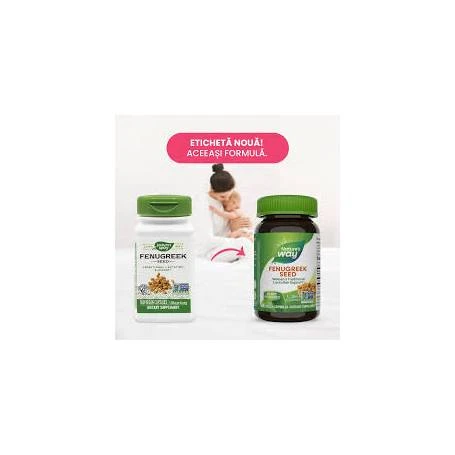 FENUGREEK (Schinduf) 610mg 100cps - Natures Way - Secom