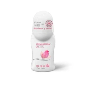 Deodorant natural roll-on IDA - Orhidee si Lotus 50ml - Vivanatura