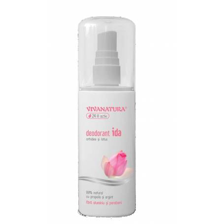 Deodorant natural spray IDA - Orhidee si Lotus 100ml - Vivanatura