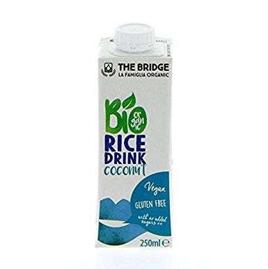 Lapte vegetal de orez cu cocos 250ml eco-bio - the bridge