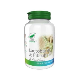 Lactobacili cu Fibrulina, amestec de probiotice, 60 capsule, Medica - Pro Natura