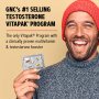 Mega Men Healthy Testosterone Vitapak Program, 30 Pachetele - GNC