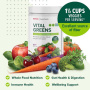 Superfoods Vital Greens Daily Superfoods Powder, Pudra Cu Super Alimente Verzi Cu Aroma De Fructe De Padure, 424.8 G, GNC