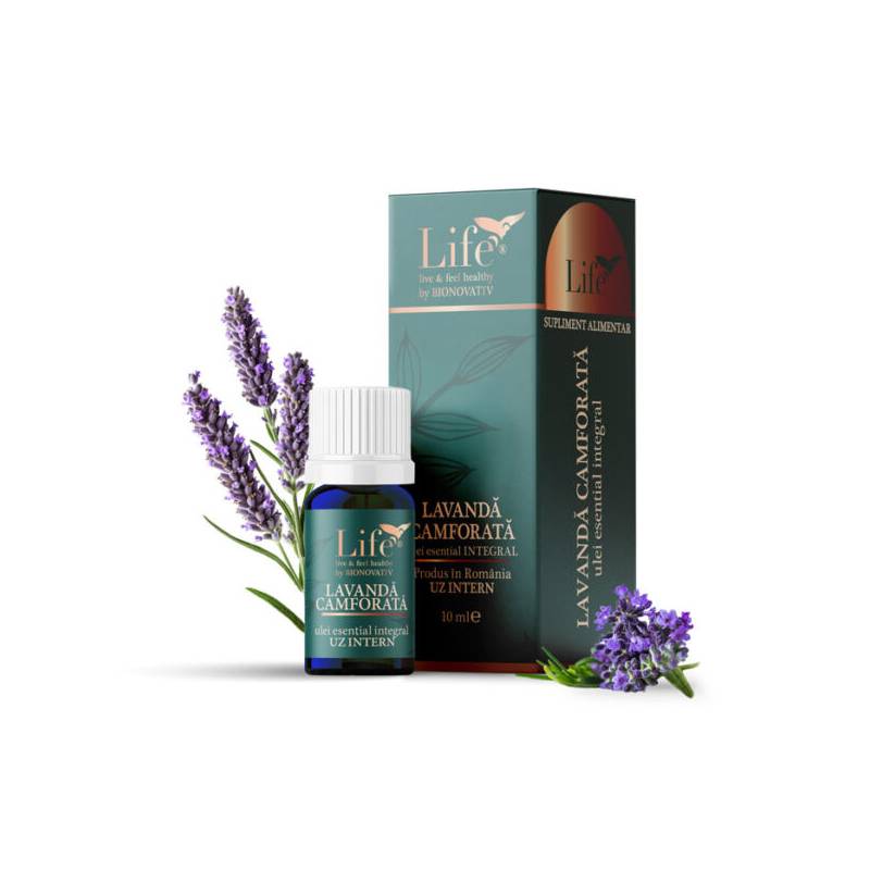 Ulei esential integral Lavanda Camforata, 10 ml, Life Bio - Dvr Pharm
