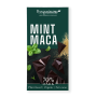 Ciocolata neagra 70% cacao, cu menta si maca, eco-bio, 60g, Benjamissimo