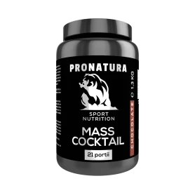 Mass Cocktail cu ciocolata, 1.3 Kg, Medica - Pro Natura