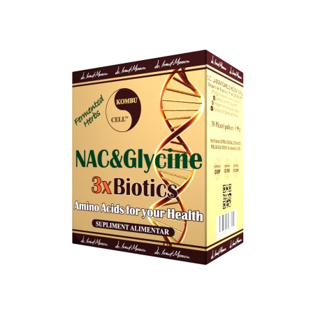 Nac si Glycine 3x Biotics, cu efect antioxidant, 30 plicuri, Medica - Pro Natura