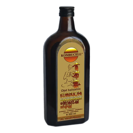 Otet Balsamic Kombucha, Natokinaze, Bromelaina si Papaina, 500 ml, Medica - Pro Natura