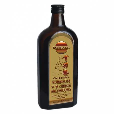 Otet Balsamic cu Kombucha si 9 Ciuperci Chinezesti, 500 ml, Medica - Pro Natura