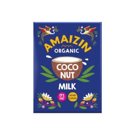 Lapte de cocos 17% grasime, eco-bio, 200 ml, Amaizin