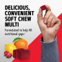 Mega Men Soft Chews, Complex De Multivitamine Pentru Barbati, Cu Gust De Fructe Asortate, 60 Caramele, GNC