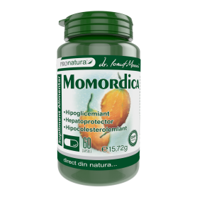 Momordica charantia,  actioneaza ca hipoglicemiant, 60 capsule, Medica - Pro Natura
