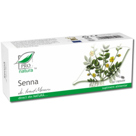 Senna, 30 capsule, Medica - Pro Natura
