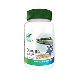 Omega 3-6-9, 40 capsule uleioase, Medica - Pro Natura
