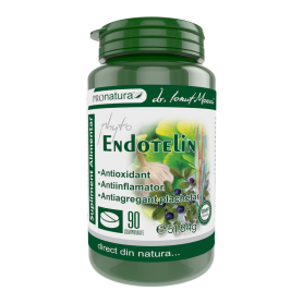 Phyto Endotelin, ajuta la mentinerea integritatii endoteliului vascular, 90 capsule, Medica - Pro Natura