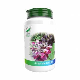 Pueraria Lobata, contribuie la accentuarea caracterelor specifice feminitatii, 60 capsule, Medica - Pro Natura