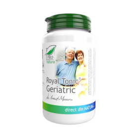 Royal Tonic Geriatric, reda si mentine starea de bine a persoanelor de varsta a III-a, 60 cps, Medica - Pro Natura