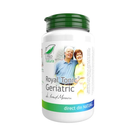 Royal Tonic Geriatric, reda si mentine starea de bine a persoanelor de varsta a III-a, 60 cps, Medica - Pro Natura