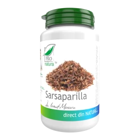 Sarsaparilla, cu rol depurativ si diuretic, 40 capsule, Medica - Pro Natura