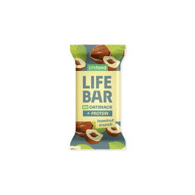 Baton proteic de ovaz cu alune de padure, eco-bio, 40 g, Lifebar