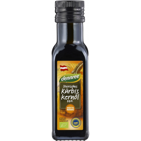 Ulei din seminte de dovleac din Stiria IGP, eco-bio, 100 ml, Dennree
