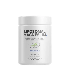 Magneziu L-Threonat Liposomal - 2000 mg Magtein - 90 capsule - Codeage - GNC