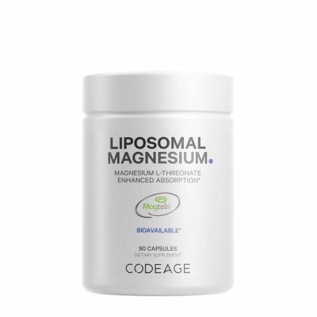 Magneziu L-Threonat Liposomal - 2000 mg Magtein - 90 capsule - Codeage - GNC