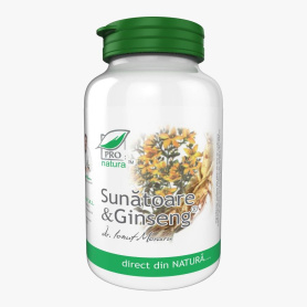 Sunatoare si Ginseng, adjuvant in starile depresive, 60 capsule, Medica - Pro Natura
