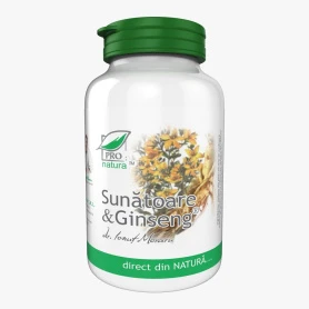 Sunatoare si Ginseng, adjuvant in starile depresive, 60 capsule, Medica - Pro Natura