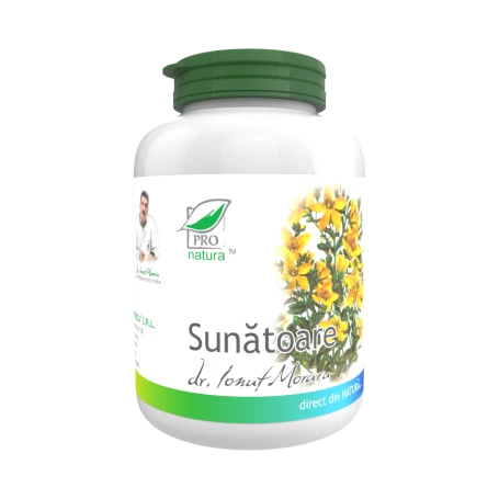 Sunatoare, sustine functia hepeto biliara, 150 capsule, Medica - Pro Natura
