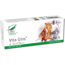 Vita Gins, sursa importanta de vitamine, 30 capsule, Medica - Pro Natura