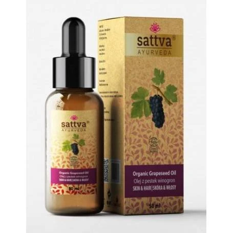 Ulei de struguri, eco-bio, 50 ml, Sattva Ayurveda