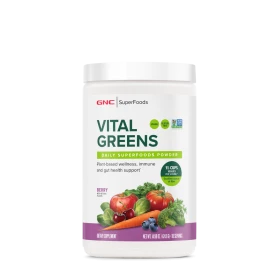 Superfoods Vital Greens Daily Superfoods Powder, Pudra Cu Super Alimente Verzi Cu Aroma De Fructe De Padure, 424.8 G, GNC