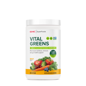 Superfoods Vital Greens Daily Superfoods Powder, Pudra Cu Super Alimente Verzi Cu Aroma De Mango, 421 G, GNC