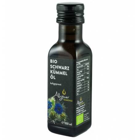 Ulei de chimion negru- eco-bio 100ml - Allgauer Olmuhle