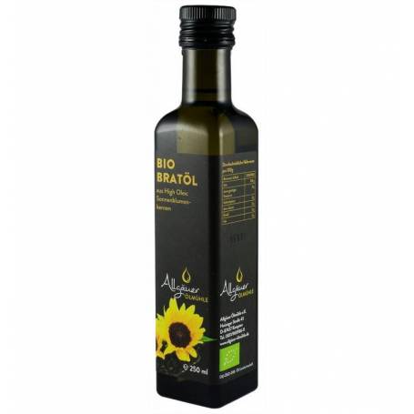 Ulei de floarea soarelui pentru prajit- eco-bio 250ml - Allgauer Olmuhle