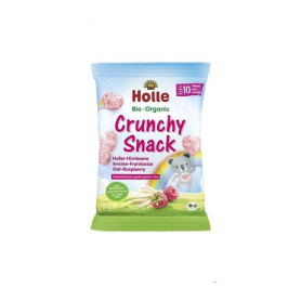 Gustare crocanta cu ovaz si zmeura, pentru copii +10 luni, eco-bio, 30 g, Holle