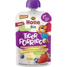 Terci cu banane, fructe de padure, ovaz si quinoa pentru copii, +1 an, eco-bio, 110 g, Holle
