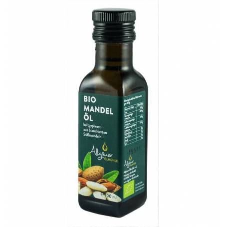 Ulei de migdale, presat la rece- eco-bio 100ml - Allgauer Olmuhle