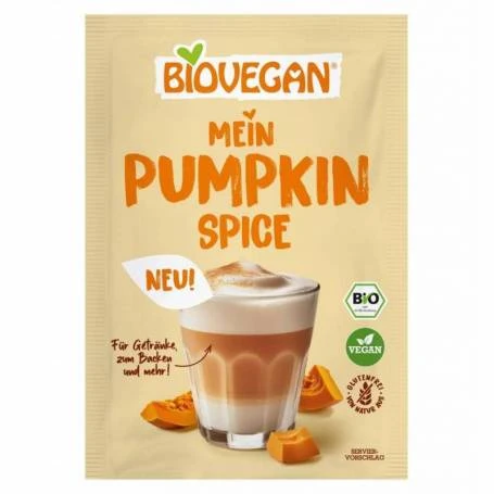 Mix de condimente Pumpkin Spice, eco-bio, 14 g, Biovegan