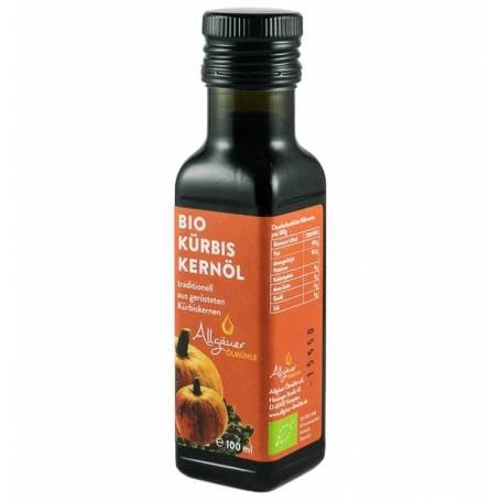 Ulei din seminte de dovleac prajite- eco-bio 100ml - Allgauer Olmuhle