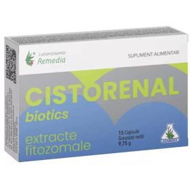 CISTORENAL BIOTICS - infectii urinare si probiotic urinar, 15 capsule, REMEDIA