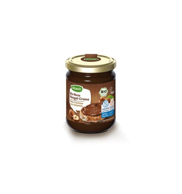Crema de cacao si alune de padure - eco-bio 200g - alnavit