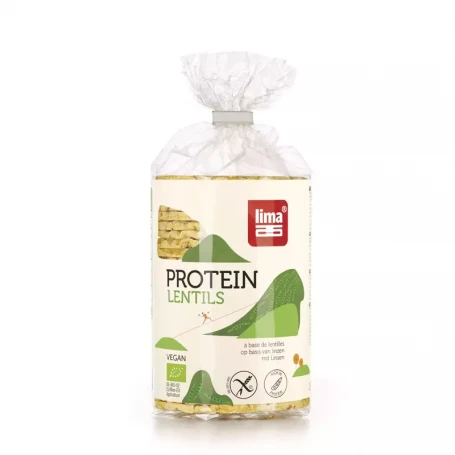 Rondele proteice din linte expandata eco-bio, fara gluten, 100g Lima