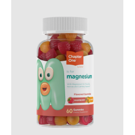 Chapter One: M is for Magnesium - Magneziu 100 mg, aroma Zmeura si Mango, 60 Jeleuri, Zahler - GNC