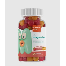 Chapter One: M is for Magnesium - Magneziu 100 mg, aroma Zmeura si Mango, 60 Jeleuri, Zahler - GNC