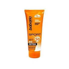 Crema faciala SPF 50 cu Aloe Vera, rezistenta la apa, 75 ml, Babaria